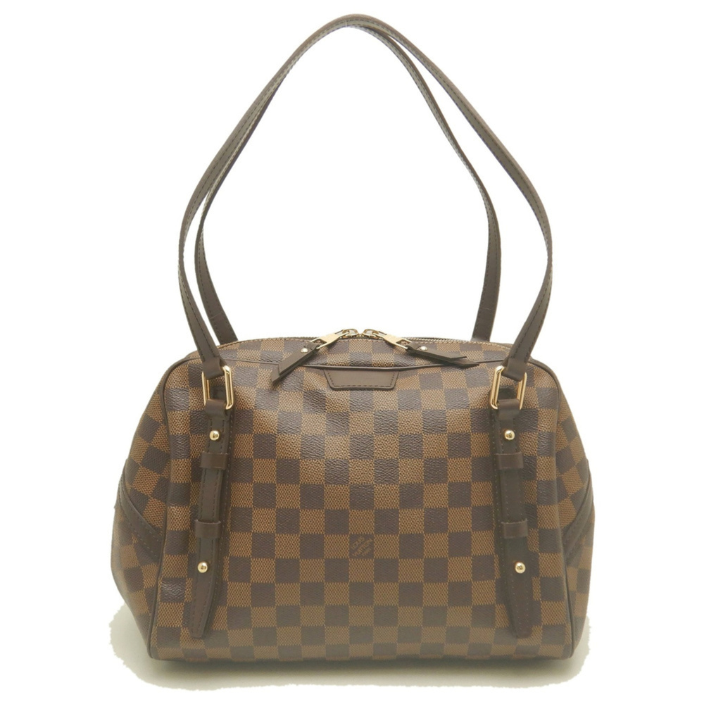 LOUIS VUITTON Damier Rivington GM N41158 Shoulder Bag, Ebene, Women's, 254323